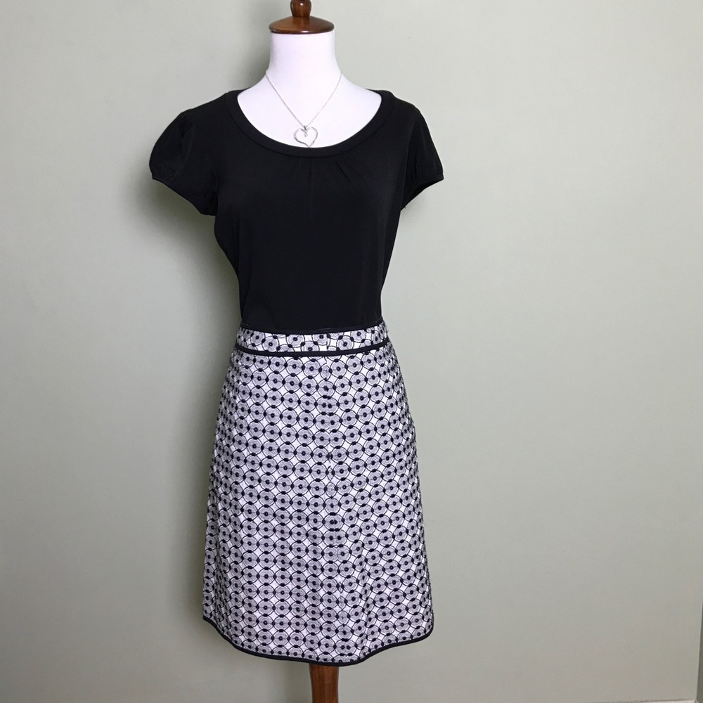 Talbots Black & White Pencil Skirt, 10